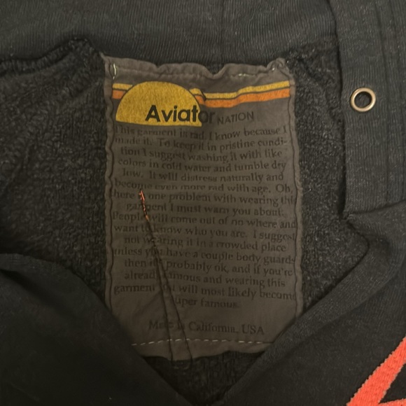 Aviator nation cropped hoodie - Picture 2 of 3